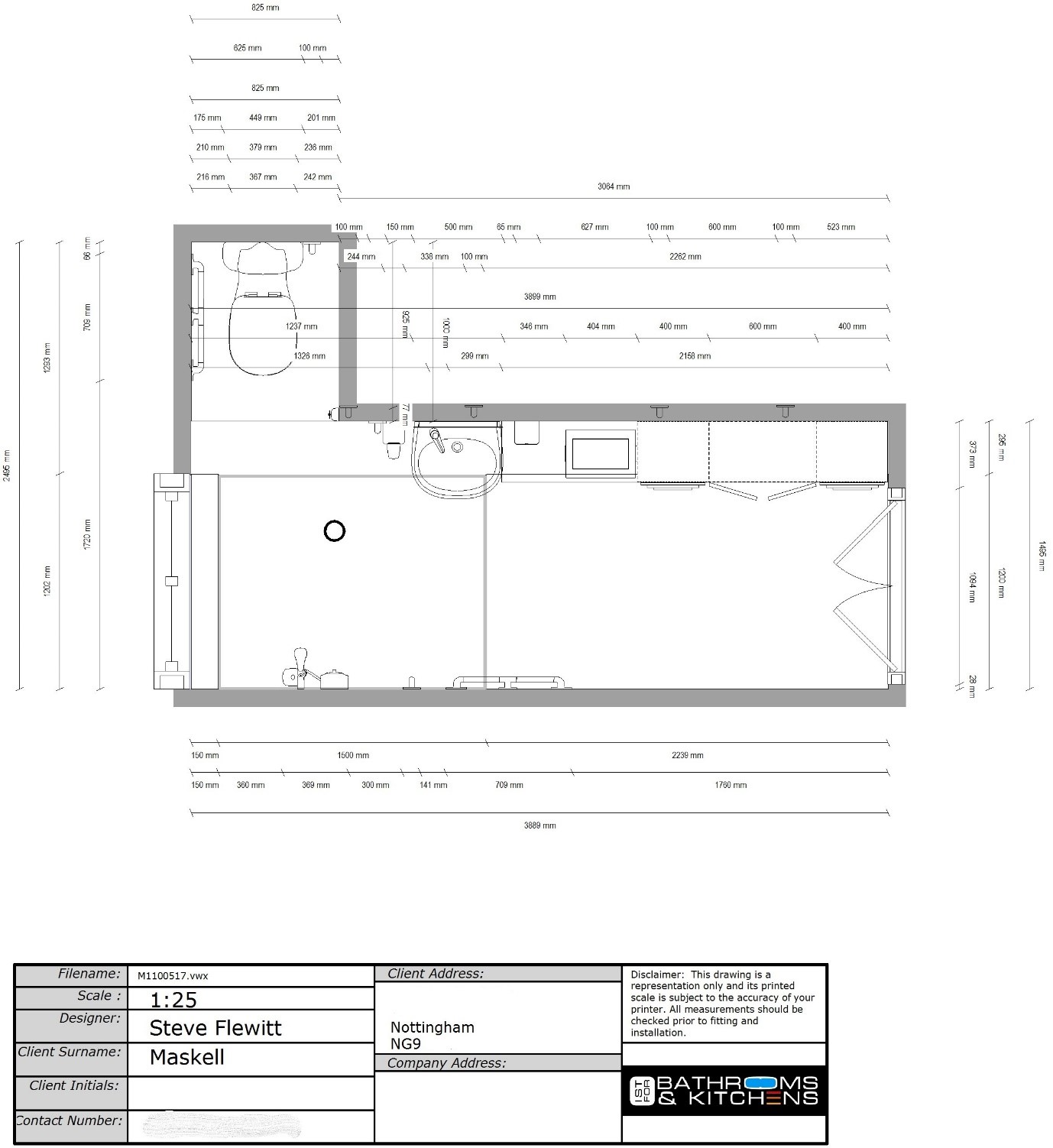 1st Bathrooms Planning 