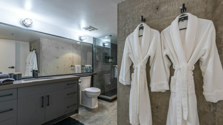 Bathroom with an Industrial Edge